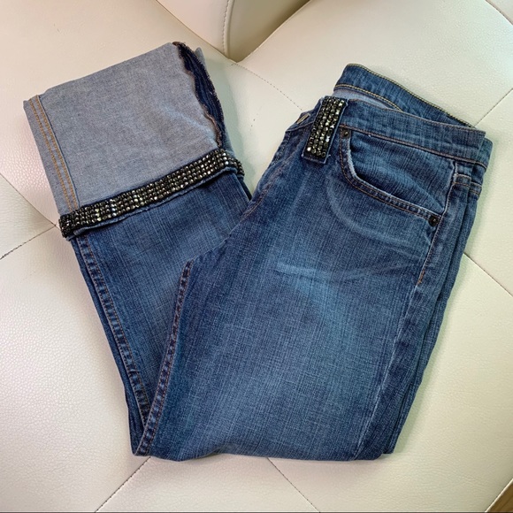 Express X2 Denim Laboratory JEANS Rhinestones - Picture 6 of 7
